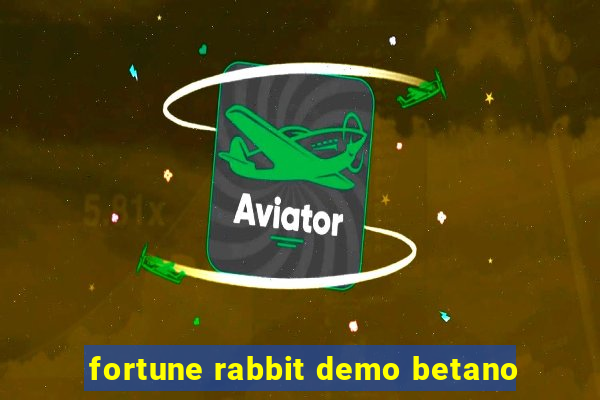 fortune rabbit demo betano